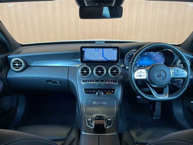メルセデス・ベンツ Ｃ２２０ｄ ワゴン ローレウスエディション 愛知県 2019(令1)年 7.4万km ポーラホワイト 黒革/パワーシート/シートヒーター/ヘッドアップディスプレイ/レーダーセーフティパッケージ/ACC/ブラインドスポットモニター/レーンキープアシスト/純正HDDナビ/バックカメラ/フルセグTV/ETC/LEDヘッドライト/スマートキー/純正18インチアルミホイール