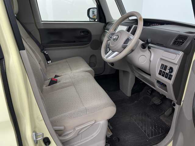 ダイハツ タント X SAⅡ 埼玉県 2015(平27)年 9.8万km コットンアイボリー ルーフキャリア　/純正ナビ　/バックカメラ　/前ドライブレコーダー　/ＥＴＣ　/衝突軽減ブレーキ　/レーンキープアシスト　/横滑り防止措置　/プッシュスタート　/スマートキー　/ドアバイザー　/片側パワースライドドア