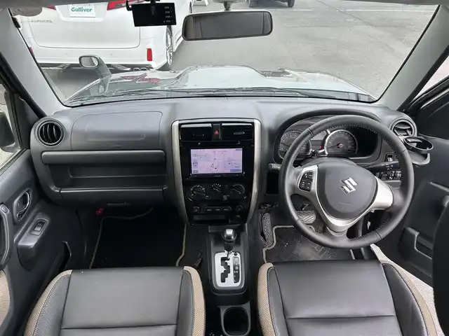 スズキ ジムニー ランドベンチャー 静岡県 2016(平28)年 4.2万km クールカーキPM ケンウッドナビ/Bluetooth/SD/CD/DVD/USB/シートヒーターD席/ETC/ワンセグ/ドライブレコーダー/４WD/フロントフォグランプ/ドアバイザー/背面タイヤハードカバー/ウインカーミラー