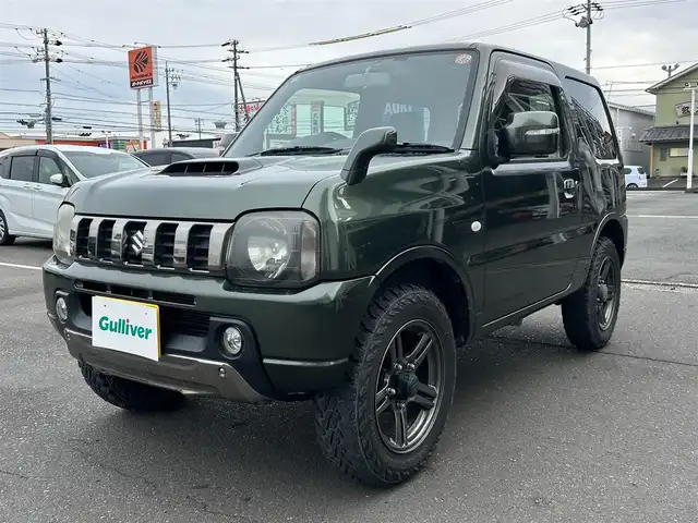 スズキ ジムニー ランドベンチャー 静岡県 2016(平28)年 4.2万km クールカーキPM ケンウッドナビ/Bluetooth/SD/CD/DVD/USB/シートヒーターD席/ETC/ワンセグ/ドライブレコーダー/４WD/フロントフォグランプ/ドアバイザー/背面タイヤハードカバー/ウインカーミラー