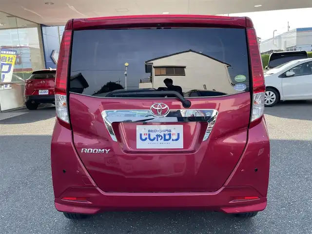 トヨタ ルーミー G S 愛知県 2017(平29)年 6.4万km マゼンタベリーマイカM (株)IDOMが運営する【じしゃロン豊川店】の自社ローン専用車両になります。こちらは現金またはオートローンご利用時の価格です。自社ローンご希望の方は別途その旨お申付け下さい/純正ナビ（地図SDあり）/Bluetooth　CD　DVD/フルセグ　TV/バックモニター/衝突被害軽減システム/衝突被害軽減ブレーキ/車線逸脱警報/車線逸脱抑制機能/標識認識機能/ふらつき警報/先行車発進お知らせ機能/コーナーセンサー/横滑り防止機能/クルーズコントロール/オートライト/ヘッドライトLED/両側パワースライドドアー/オートエアコン/エンジンプッシュボタン/ETC/スマートキー×2/保証書