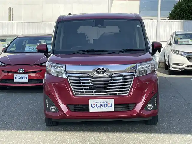 トヨタ ルーミー G S 愛知県 2017(平29)年 6.4万km マゼンタベリーマイカM (株)IDOMが運営する【じしゃロン豊川店】の自社ローン専用車両になります。こちらは現金またはオートローンご利用時の価格です。自社ローンご希望の方は別途その旨お申付け下さい/純正ナビ（地図SDあり）/Bluetooth　CD　DVD/フルセグ　TV/バックモニター/衝突被害軽減システム/衝突被害軽減ブレーキ/車線逸脱警報/車線逸脱抑制機能/標識認識機能/ふらつき警報/先行車発進お知らせ機能/コーナーセンサー/横滑り防止機能/クルーズコントロール/オートライト/ヘッドライトLED/両側パワースライドドアー/オートエアコン/エンジンプッシュボタン/ETC/スマートキー×2/保証書