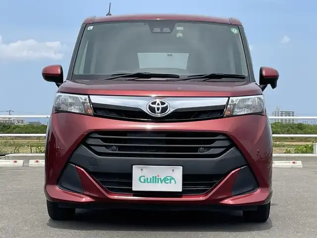 トヨタ タンク X S 佐賀県 2019(令1)年 5.7万km ファイアークォーツレッドM 社外SDナビ/・フルセグTV/CD/DVD/SD/Bluetooth/バックカメラ/片側パワースライドドア/前後ドライブレコーダー/ビルトインETC/後席用サイドサンシェード/D＋N席シートヒーター/ISOFIX対応/ステリングリモコン/オートハイビーム/プリクラッシュブレーキ/・レーンディパーチャーアラート/クリアランスソナー/純正ドアバイザ―/新車保証書/取扱説明書/スペアキー１本