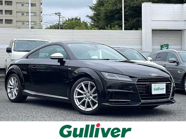 アウディ ＴＴクーペ 1．8TFSI 1st E 東京都 2016(平28)年 5.7万km ミトスブラックメタリック 新車時保証書 整備記録簿/取扱説明書 /アシスタンスP/クルーズコントロール/純正ナビ/フルセグTV/SD/CD/DVD/BT/USB/AUX/バックカメラ ETC【DSRC】/Fドライブレコーダー/LEDライト/オートライト/スマートキー×2/パドルシフト付革巻きハンドル/コーナーセンサー/純正18インチアルミ