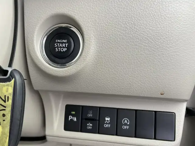 スズキ ラパン X 大分県 2020(令2)年 4.8万km フォーンベージュM ワンオーナ/社外ディスプレイオーディオ/（Bluetooth/CD/DVD)/衝突軽減ブレーキ/前席シートヒーター/ベンチシート/オートエアコン/プッシュスタート・スマートキー/スペアキー/電動格納ミラー/純正アルミホイール/保証書・取扱説明書