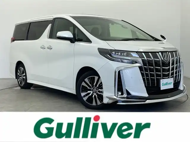 トヨタ アルファード S Cパッケージ 富山県 2022(令4)年 1.7万km ホワイトパールクリスタルシャイン 純正ナビ（AM/FM/USB/BT/Miracast）/フルセグTV/バックカメラ/サンルーフ/フロントモデリスタエアロ/衝突被害軽減ブレーキ/レーンキープアシスト/レーダークルーズコントロール/オートマチックハイビーム/LEDヘッドライト/クリアランスソナー/両側パワースライドドア/電動リアゲート/レザーシート/前席ベンチレーションシート/ドライブレコーダー/ビルトインETC/取扱説明書/保証書