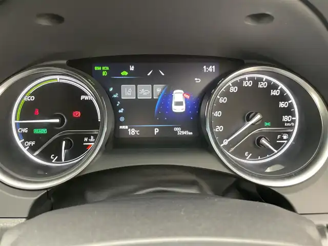 トヨタ カムリ G レザーパッケージ 愛知県 2022(令4)年 3.3万km アティチュードブラックマイカ 純正９型ＤＡナビ　黒革　シートヒーター　禁煙車　ＤＶＤデッキ　ＢＳＭ　ＨＵＤ　バックカメラ　追従クルコン　前後ドラレコ　ＥＴＣ　セーフティセンス　衝突軽減　パワーシート　ＬＥＤライト　コーナーセンサー