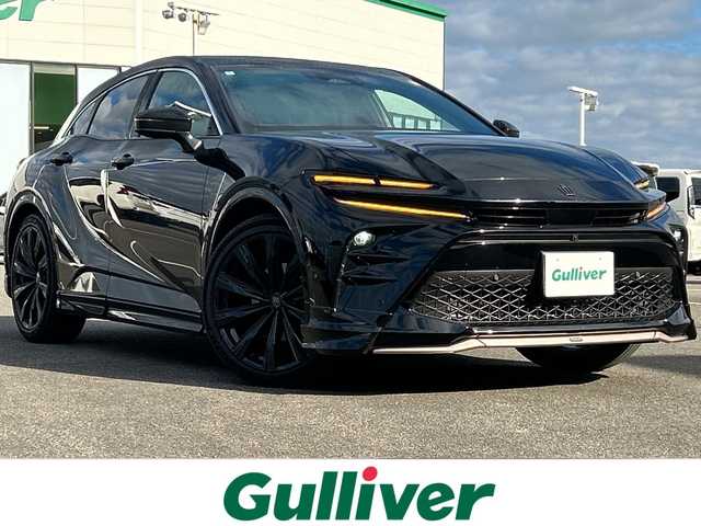 トヨタ クラウン スポーツ Z 佐賀県 2024(令6)年 0.7万km ブラック 4WD/ワンオーナー/パノラマルーフ/モデリスタエアロ(F/S/R)/黒レザーシート/純正12.3インチナビ/(フルセグ/Bluetooth/AppleCarPlay/AM/FM)/全方位カメラ/デジタルインナーミラー/ビルトインETC2.0/前後ドライブレコーダー/レーダークルーズコントロール/クリアランスソナー/プリクラッシュセーフティ/横滑り防止装置/レーンディパーチャーアラート/D/N席シートヒーター・エアーシート/D席メモリーシート/ステアリングヒーター/オートマチックハイビーム/パワーバックドア/純正21インチAW/純正フロアマット/スペアキー