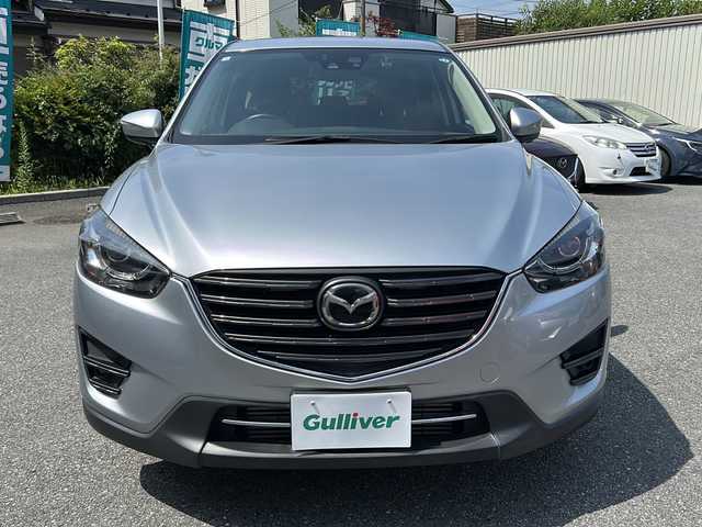 マツダ ＣＸ－５ XD Lパッケージ 埼玉県 2016(平28)年 4.8万km ソニックシルバーM ワンオーナー/本革シート/フロント両席パワーシート/シートポジションメモリー機能/フルセグテレビ/バックカメラ/クルーズコントロール/プッシュスタート/アイドリングストップ/キーレスエントリー/ETC/車間距離自動制御システム/アクセル踏み間違い防止装置/横滑り防止装置/トラクションコントロール/頸部衝撃緩和ヘッドレスト/EBD付きABS/アイドリングストップシステム/ISOFIX対応チャイルドシート固定バー/アルミホイール