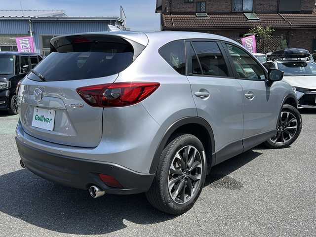 マツダ ＣＸ－５ XD Lパッケージ 埼玉県 2016(平28)年 4.8万km ソニックシルバーM ワンオーナー/本革シート/フロント両席パワーシート/シートポジションメモリー機能/フルセグテレビ/バックカメラ/クルーズコントロール/プッシュスタート/アイドリングストップ/キーレスエントリー/ETC/車間距離自動制御システム/アクセル踏み間違い防止装置/横滑り防止装置/トラクションコントロール/頸部衝撃緩和ヘッドレスト/EBD付きABS/アイドリングストップシステム/ISOFIX対応チャイルドシート固定バー/アルミホイール