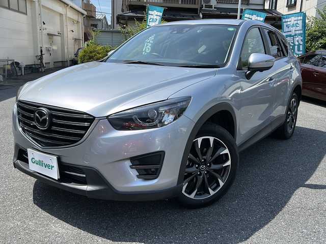 マツダ ＣＸ－５ XD Lパッケージ 埼玉県 2016(平28)年 4.8万km ソニックシルバーM ワンオーナー/本革シート/フロント両席パワーシート/シートポジションメモリー機能/フルセグテレビ/バックカメラ/クルーズコントロール/プッシュスタート/アイドリングストップ/キーレスエントリー/ETC/車間距離自動制御システム/アクセル踏み間違い防止装置/横滑り防止装置/トラクションコントロール/頸部衝撃緩和ヘッドレスト/EBD付きABS/アイドリングストップシステム/ISOFIX対応チャイルドシート固定バー/アルミホイール