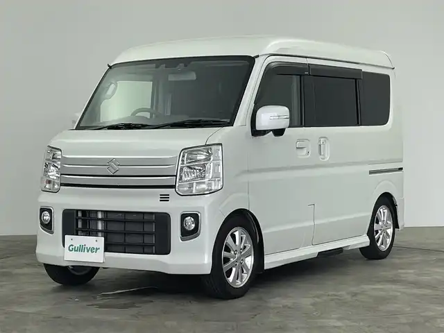 スズキ エブリィ ワゴン PZターボ スペシャル ハイルーフ 群馬県 2022(令4)年 2.2万km パールホワイト スズキセーフティサポート　オーディオレス　ローダウン　両側パワースライドドア　オートライト　シートヒーター　純正１４インチアルミホイール　シートカバー　スマートキー　リアサーキュレーター　禁煙車