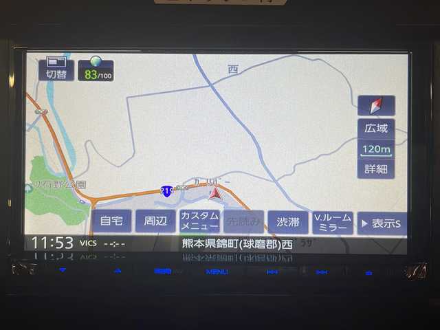 スズキ スペーシア カスタム HYBRID XS 熊本県 2022(令4)年 2.4万km ピュアホワイトP 社外メモリナビ（ＣＤ/ＤＶＤ/ＢＴ/ラジオ）/全方位カメラ/ＥＴＣ/前方ドライブレコーダー/両側パワースライドドア/後方コーナーセンサー/リアサーキュレーター/サンシェード/Ｄ席シートヒーター/ハーフレザーシート/衝突軽減システム/横滑り防止装置/レーンキープアシスト/プッシュスタート/スマートキー/純正15インチＡＷ/社外フロアマット/オートライト/フォグランプ