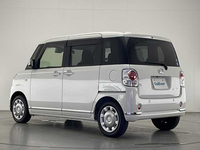 ダイハツ ムーヴ キャンバス G ブラックインテリア リミテッド SAⅢ 宮崎県 2020(令2)年 2.7万km パールホワイトⅢ 禁煙車/衝突被害軽減ブレーキ/純正ディスプレイオーディオ/（DUK-W69D/CD/DVD/Bluetooth/FMAM）/純正セキュリティアラーム/純正LEDオートライト/純正LEDフォグ/純正フロアマット/ブラックインテリア/両側電動スライドドア/パノラミックビューモニター/オートマチックハイビーム/クリアランスソナー/オート電動格納ミラー/オートエアコン/本革巻ハンドル/スマートキー/プッシュエンジンスタート/スペアキー/新車時保証書/取扱い説明書