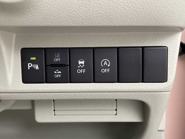 スズキ ラパン X 栃木県 2020(令2)年 2.2万km コフレピンクパールメタリック 禁煙車/純正8インチナビ/フルセグTV/BT/CD/AM/FM/デュアルセンサーブレーキサポート/全方位カメラ/シートヒーター(D/N)/コーナーセンサー/アイドリングストップ/オートライト/キーレスプッシュスタート
