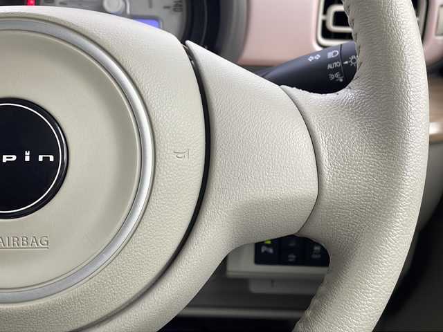 スズキ ラパン X 栃木県 2020(令2)年 2.2万km コフレピンクパールメタリック 禁煙車/純正8インチナビ/フルセグTV/BT/CD/AM/FM/デュアルセンサーブレーキサポート/全方位カメラ/シートヒーター(D/N)/コーナーセンサー/アイドリングストップ/オートライト/キーレスプッシュスタート