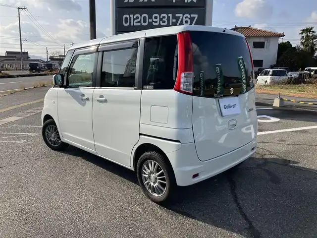 スズキ パレット T 広島県 2011(平23)年 5.1万km パールホワイト ワンオーナー/社外メモリーナビ/フルセグTV・BTオーディオ/社外LEDヘッドライト球/パワースライドドア/バックカメラ/ETC/スマートキー/オールシーズンタイヤ