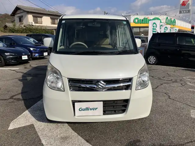 スズキ パレット T 広島県 2011(平23)年 5.1万km パールホワイト ワンオーナー/社外メモリーナビ/フルセグTV・BTオーディオ/社外LEDヘッドライト球/パワースライドドア/バックカメラ/ETC/スマートキー/オールシーズンタイヤ