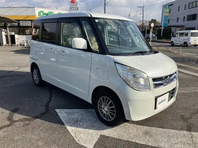 スズキ パレット T 広島県 2011(平23)年 5.1万km パールホワイト ワンオーナー/社外メモリーナビ/フルセグTV・BTオーディオ/社外LEDヘッドライト球/パワースライドドア/バックカメラ/ETC/スマートキー/オールシーズンタイヤ