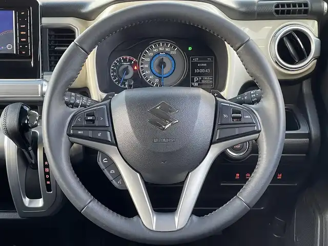 スズキ クロスビー HYBRID MZ 島根県 2019(平31)年 5.1万km ピュアホワイトP 登録時走行距離50497km/保証書/取説/スズキセーフティサポート/・デュアルカメラブレーキサポート/・車線逸脱警報機能/・誤発進抑制機能/・クルーズコントロール/・コーナーセンサー(R)/社外メモリナビ/(フルセグ/Bluetooth/CD/DVD)/全方位カメラ/プッシュスタート/アイドリングストップ/パドルシフト/ETC/ドライブレコーダー/LEDヘッドライト/LEDフォグライト/オートライト/ドアバイザー/16インチ純正アルミホイール/スマートキー