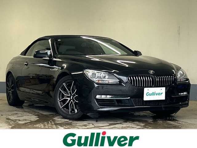 ＢＭＷ ６４０ｉ カブリオレ 千葉県 2013(平25)年 6.6万km 黒 ナビ　バックカメラ　革シート　パワーシート　シートヒーター　エアシート　クルコン　パドルシフト　電動オープン　ミラーＥＴＣ　前後ソナー　オートライト　ＢＢＳ１８インチＡＷ　ブラックグリル