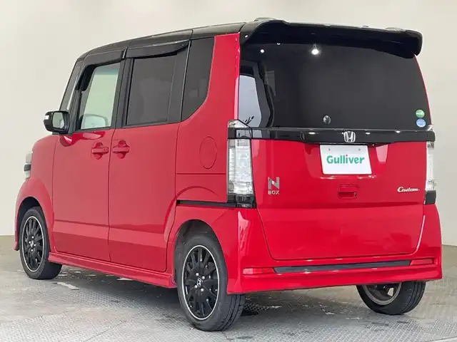 ホンダ Ｎ ＢＯＸ 2トーン カスタム G ターボAパッケージ 栃木県 2014(平26)年 9.1万km ミラノレッド 純正メモリナビ/(CD/DVD/ワンセグTV/Bluetooth)/バックカメラ/ETC/両側パワースライドドア/あんしんパッケージ/禁煙車/2トーン（赤/黒）/OPブラックホイール/純正AW/スマートキー/プッシュスタート