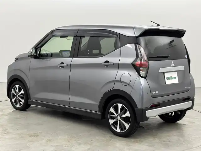 三菱 ｅＫクロス T 福岡県 2019(令1)年 7.3万km チタニウムグレーメタリック 純正９型ナビ（ＢＴ，フルセグＴＶ）　/バックカメラ　/ＥＴＣ　/前方ドラレコ　/コーナーセンサー　/衝突軽減ブレーキ　/レーンキープ　/アイドリングストップ　/シートヒーター　/純正１５インチＡＷ　/ＬＥＤヘッドライト