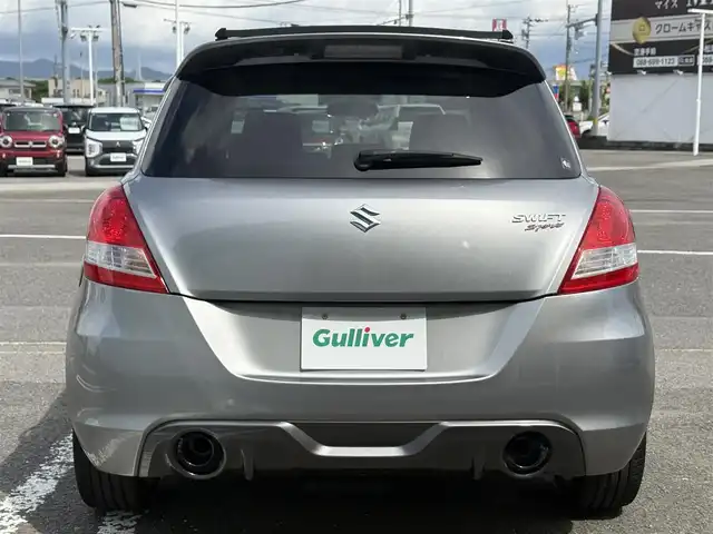 スズキ スイフト スポーツ 徳島県 2014(平26)年 5.1万km プレミアムシルバーメタリック ナビ（CN-R3012）/エアロ（フロント）/クルーズコントロール/ETC/フルセグTV/社外フロアマット/プッシュスタート/スマートキー/パドルシフト/ドアバイザー/USB入力端子