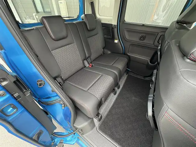 スズキ スペーシア カスタム HYBRID XS ターボ 滋賀県 2020(令2)年 4.4万km ブリスクブルーM 純正8インチナビ/（Bluetooth/フルセグ TV/CD/DVD/SD）/両側パワースライドドア/シートヒーター（D席）/ビルトインETC/ドライブレコーダー/クルーズコントロール/全方位/バックカメラ/LEDライト/レーンンキープアシスト/オートマチックハイビームシステム/衝突軽減ブレーキ/スマートキー/ステアリングリモコン/スペアキー