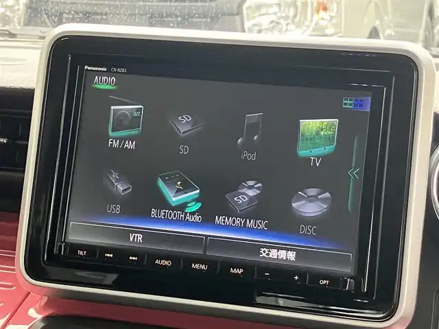 スズキ スペーシア カスタム HYBRID XS ターボ 滋賀県 2020(令2)年 4.4万km ブリスクブルーM 純正8インチナビ/（Bluetooth/フルセグ TV/CD/DVD/SD）/両側パワースライドドア/シートヒーター（D席）/ビルトインETC/ドライブレコーダー/クルーズコントロール/全方位/バックカメラ/LEDライト/レーンンキープアシスト/オートマチックハイビームシステム/衝突軽減ブレーキ/スマートキー/ステアリングリモコン/スペアキー