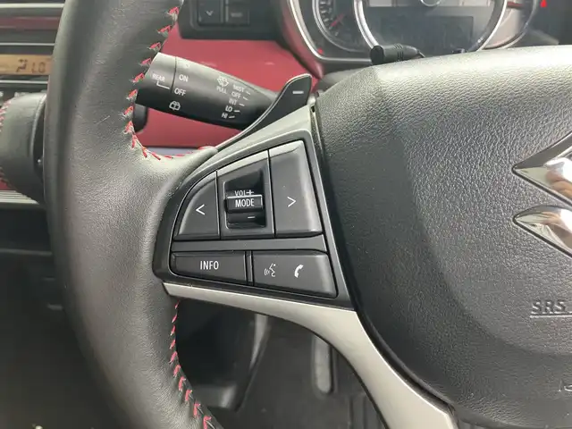 スズキ スペーシア カスタム HYBRID XS ターボ 滋賀県 2020(令2)年 4.4万km ブリスクブルーM 純正8インチナビ/（Bluetooth/フルセグ TV/CD/DVD/SD）/両側パワースライドドア/シートヒーター（D席）/ビルトインETC/ドライブレコーダー/クルーズコントロール/全方位/バックカメラ/LEDライト/レーンンキープアシスト/オートマチックハイビームシステム/衝突軽減ブレーキ/スマートキー/ステアリングリモコン/スペアキー