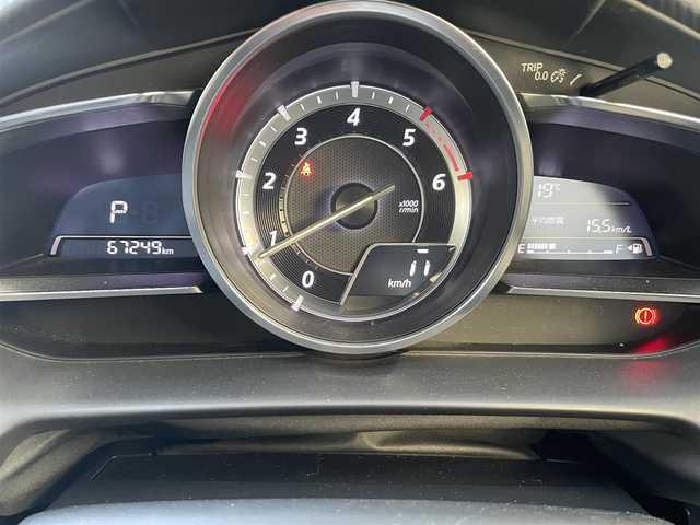 マツダ デミオ XD ツーリング Lパッケージ 岡山県 2014(平26)年 6.8万km ジェットブラックマイカ 登録時走行距離67249km/純正ナビ/フルセグTV(AM/FM/CD/DVD/Bluetooth)/ETC/ヘッドアップディスプレイ/クルーズコントロール/衝突軽減ブレーキ/LEDヘッドライト/パドルシフト/アイドリングストップ/ハーフレザーシート/横滑り防止/オートライト/スマートキー/純正フロアマット/16インチ純正AW/社外レーダー探知機