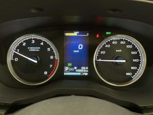スバル フォレスター ハイブリッド アドバンス 長野県 2023(令5)年 5万km 茶 レンタアップ/4WD/社外メモリナビ&ワンセグTV&CD&DVD&BT/アイサイト/アダプティブクルーズコントロール/レーンキープアシスト/車線逸脱警報/衝突軽減ブレーキ/ブラインドスポットモニター/コーナーセンサー/社外前後ドライブレコーダー/寒冷地仕様/リアフォグランプ/ハーフレザーシート/前席シートヒーター/前席パワーシート/運転席シートメモリ/ステアリングスイッチ/ステアリングヒーター/パドルシフト/サイドカメラ/バックカメラ/ビルトインETC/LEDヘッドライト/オートライト/フロントフォグランプ/電動格納ミラー/ウィンカーミラー/ドアミラーヒーター/電動ホールド/オートビークルホールド/純正18インチAW装着/純正フロアマット/プッシュスタート/スマートキー/スペアキー1本/取扱説明書/保証書