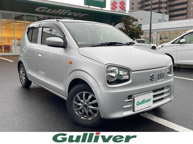 スズキ アルト S 島根県 2018(平30)年 5.6万km シルキーシルバーメタリック ワンオーナー/運転席シートヒーター/アイドリングストップ/横滑り防止装置/レーダーブレーキサポート/純正フロアマット/リモコンキー