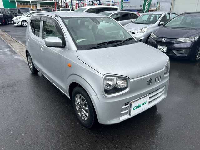 スズキ アルト S 島根県 2018(平30)年 5.6万km シルキーシルバーメタリック ワンオーナー/運転席シートヒーター/アイドリングストップ/横滑り防止装置/レーダーブレーキサポート/純正フロアマット/リモコンキー