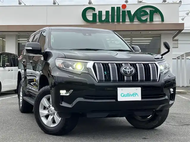 トヨタ ランドクルーザー プラド TX 三重県 2022(令4)年 5.5万km ブラック ♪ワンオーナー /♪4WD/プリクラッシュセーフティ/レーンディパーチャーアラート/パーキングサポートブレーキ/ロードサインアシスト/クリアランスソナー/先行車発進告知/オートマチックハイビーム/レーダークルーズコントロール/スマートキー×2/プッシュスタート/社外9インチナビ/・フルセグ・SD録音/・HDMI・USB/・DVD再生/・Bluetoothオーディオ/・Apple Car Play/・Android Auto/・バックカメラ /ハーフレザー調シートカバー/純正17インチAW/LEDヘッドライト/LEDフォグライト/オートライト/ウィンカーミラー /オートリトラクタブルミラー/サイドステップ/ステアリングスイッチ/スモークフィルム/ビルトインETC/フロアマット/サイド/カーテン/ニーエアバック
