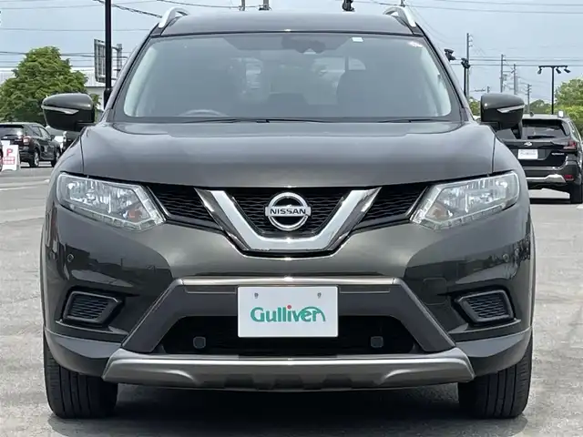 日産 エクストレイル 20X エマージェンシーブレーキ 道央・札幌 2016(平28)年 7.8万km チタニウムカーキ ４WD/純正ディーラーOPナビ/CD/DVD/SD/フルセグ/エマージェンシーブレーキ/横滑り防止装置/レーンキープアシスト/ヒルディセントコントロール/クリアランスソナー/バックカメラ/ETC/アイドリングストップ/ECOMODE/トランスファ切替/前席シートヒーター/カプロンシート/プッシュスタート/スマートキー/ハロゲンヘッドライト/オートライト/電動格納ミラー/ヘッドライトレベライザー/ヒーテッドドアミラー/ウィンカーミラー/フロアマット/ドアバイザー/スペアキー