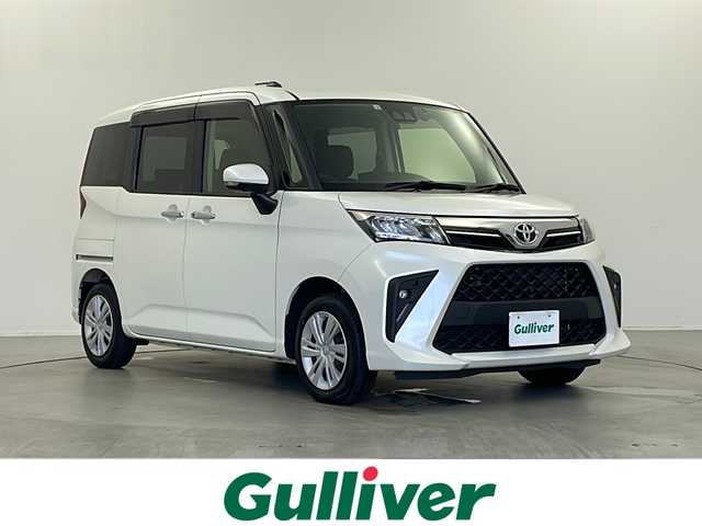 トヨタ ルーミー G 栃木県 2022(令4)年 0.8万km パールホワイトⅢ 純正７インチナビ/（CD/DVD/FM/AM/BT)/バックカメラ/全方位カメラ/衝突被害軽減装置/レーンキープアシスト/横滑り防止装置/アイドリングストップ/パーキングアシスト/前席シートヒーター/両側パワースライドドア/電動格納ミラー/ウインカーミラー/ステアリングリモコン/オートエアコン/プッシュスタート/スマートキー/スペアキー