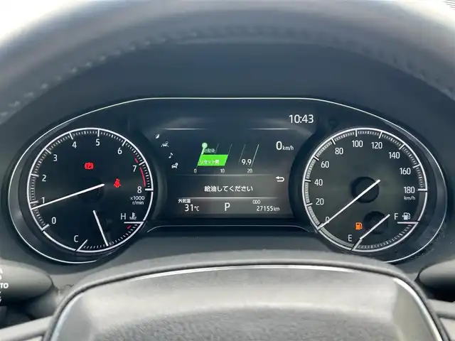 トヨタ ハリアー Z 島根県 2021(令3)年 2.8万km ブラック 登録時走行距離27155km/純正12型ナビ(BT/AM/FM)/JBLプレミアムサウンドシステム/フルセグTV/ハンズフリーパワーバックドア/パノラミックビューモニター/ビルトインETC2.0/レーダークルーズコントロール/クリアランスソナー/セーフティセンス/・プリクラッシュセーフティ/・レーントレーシングアシスト/・アダプティブハイビームシステム/・ロードサインアシスト/ブラインドスポットモニター/パーキングサポートブレーキ/デジタルインナーミラー/プロジェクター式LEDヘッドランプ/運転席パワーシート/スペアキー/禁煙車