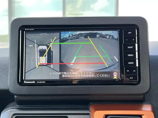 ダイハツ タフト G ターボ 奈良県 2021(令3)年 3.9万km レイクブルーメタリック フルセグナビ（ＣＮ－ＲＥ０７ＷＤ）　/Ｂｌｕｅｔｏｏｔｈ　/ＣＤ／ＤＶＤ　/ＵＳＢ入力端子　/レーダークルーズコントロール　/全方位モニター　/純正フロアマット　/シートヒーター　/純正アルミホイール　コーナーセンサー/ガラスルーフ/ルーフレール