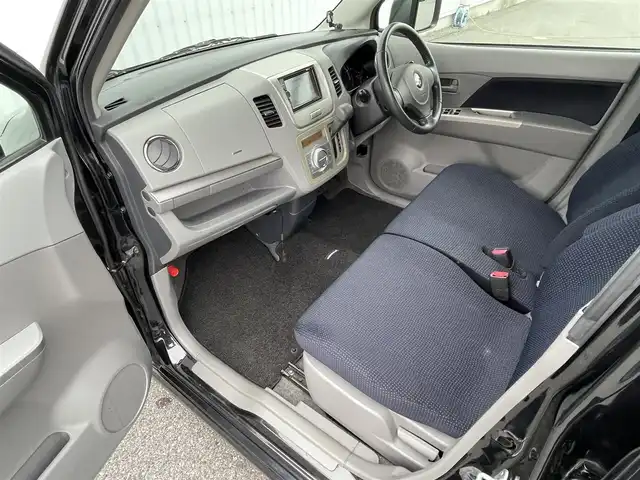スズキ ワゴンＲ FX－LTDⅡ 滋賀県 2009(平21)年 9.3万km ブルーイッシュブラックパール3 社外ナビ/・Bluetooth/ワンセグ/・CD/DVD/バックカメラ/電動格納ミラー/ヘッドレベライザー/純正フロアマット/スマートキー/スペアキー