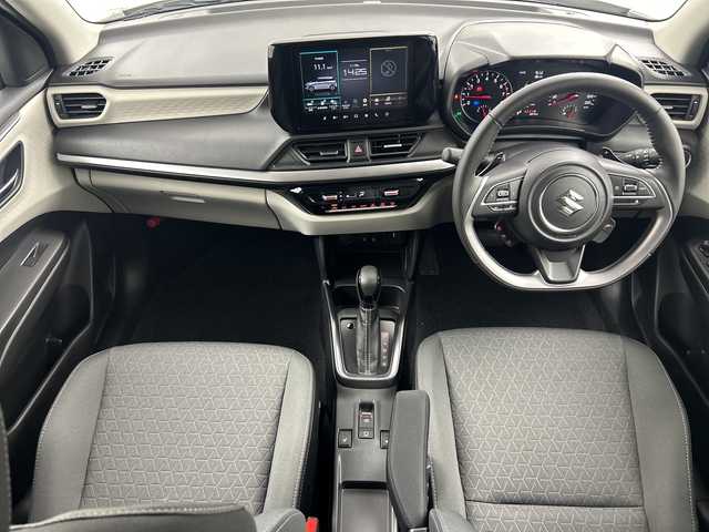 スズキ スイフト HYBRID MZ 福島県 2024(令6)年 0.3万km キャラバンアイボリーPM /禁煙車　//純正９インチディスプレイオーディオ(FM/AM/BTA)//Apple car Play//Android Auto//衝突被害軽減ブレーキ　//アダプティブクルーズコントロール　//ブラインドスポットモニター　//シートヒーター(D/N)//スペアキー　//オートハイビーム//ＬＥＤヘッドライト//USB入力端子//コーナーセンサー//電動パーキングブレーキ//ブレーキホールド