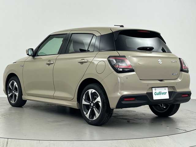 スズキ スイフト HYBRID MZ 福島県 2024(令6)年 0.3万km キャラバンアイボリーPM /禁煙車　//純正９インチディスプレイオーディオ(FM/AM/BTA)//Apple car Play//Android Auto//衝突被害軽減ブレーキ　//アダプティブクルーズコントロール　//ブラインドスポットモニター　//シートヒーター(D/N)//スペアキー　//オートハイビーム//ＬＥＤヘッドライト//USB入力端子//コーナーセンサー//電動パーキングブレーキ//ブレーキホールド