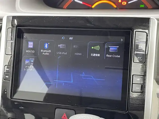 ダイハツ タント X LTD SA Ⅲ 群馬県 2018(平30)年 1.7万km ブラックマイカメタリック 禁煙車　純正８インチメモリナビ　フリップダウンモニター　アラウンドビューカメラ　シートヒーター　両側パワースライドドア　前後ドライブレコ―ダー　デジタルインナーミラー　オートマチックハイビーム