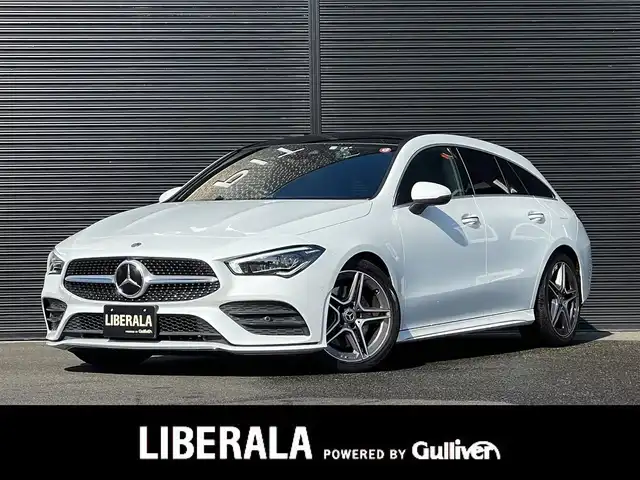 メルセデス・ベンツ ＣＬＡ２００ｄ Sブレーク AMGライン 山梨県 2019(令1)年 5万km デジタルホワイト サンルーフ/レーダーセーフティP/ナビP/黒/赤革シート/純正HDDナビ/フルセグ/アンビエントライト/３６０カメラ/シートヒータ/アシスタントディストロニック/LKA/BSA/マルチビームLED/オートライト/パワーバックドア/フットオープナー