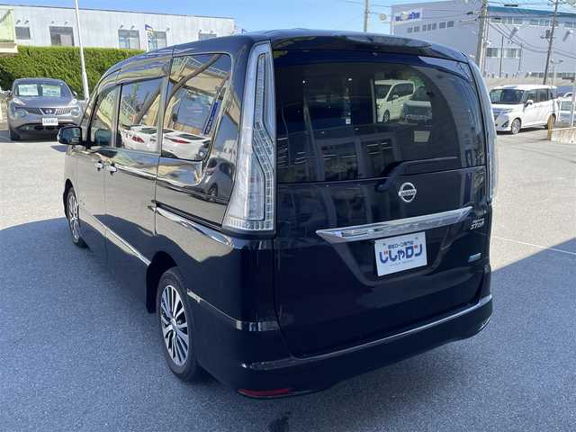 日産 セレナ ハイウェイスター Sハイブリッド 山梨県 2014(平26)年 7.1万km ダイヤモンドブラック (株)IDOMが運営する【じしゃロン甲府店】の自社ローン専用車両になります。/こちらは現金またはオートローンご利用時の価格です。自社ローンご希望の方は別途その旨お申付け下さい/エマージェンシーブレーキ/後席用モニター/両側パワースライドドア/バックカメラ/ドライブレコーダー前後/スマートキー/プッシュスタート/社外７型ナビ/保証書・取説/スペアキー/サンシェード/フォグランプ/ドアバイザー
