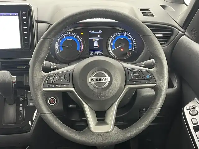 日産 ルークス HWS Gターボ アーバンクロム プロパイロットED 岡山県 2023(令5)年 3.3万km ホワイトパール 純正９型ナビ(MM222D-L)/【BT/Carplay/フルセグ】/全周囲カメラ　/両側パワースライドドア　/プロパイロット/ＬＥＤヘッドライト　/ＥＴＣ　/レーダークルーズコントロール　/純正ドラレコ前後　/コーナーセンサー前後　/オートハイビーム/スマートキー/オートエアコン/アイドリングストップ/踏み間違い防止/リアサーキュレーター/ステアリングスイッチ/ドアバイザー