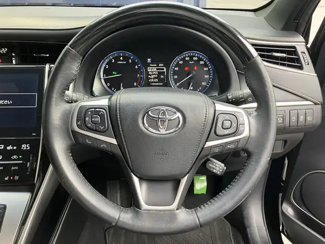 トヨタ ハリアー プログレス メタル&レザーP 滋賀県 2018(平30)年 5.4万km ブラック 純正９インチナビ/(CD/DVD/Bluetooth/SD/USB/AUX/フルセグTV)/サンルーフ/JBLサウンドシステム/パワーバックドア/クルーズコントロール/全方位カメラ/純正モデリスタエアロ/クリアランスソナー/ETC2.0/ステアリングスイッチ/レザーシート/シートヒーター/シートベンチレーション/LEDヘッドライト/オートライト/オートハイビーム