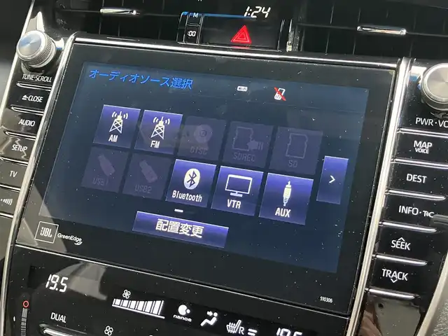 トヨタ ハリアー プログレス メタル&レザーP 滋賀県 2018(平30)年 5.4万km ブラック 純正９インチナビ/(CD/DVD/Bluetooth/SD/USB/AUX/フルセグTV)/サンルーフ/JBLサウンドシステム/パワーバックドア/クルーズコントロール/全方位カメラ/純正モデリスタエアロ/クリアランスソナー/ETC2.0/ステアリングスイッチ/レザーシート/シートヒーター/シートベンチレーション/LEDヘッドライト/オートライト/オートハイビーム