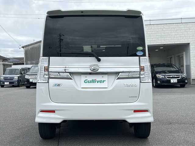 ダイハツ タント カスタム RS SA 長野県 2014(平26)年 11.8万km パールホワイトⅢ ・純正ディーラーオプションナビ/(CD/」DVD/Bluetooth/フルセグTV)/・純正フロアマット/・プッシュスタート/・両側パワースライドドア/・純正15インチアルミホイール